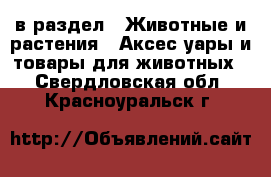  в раздел : Животные и растения » Аксесcуары и товары для животных . Свердловская обл.,Красноуральск г.